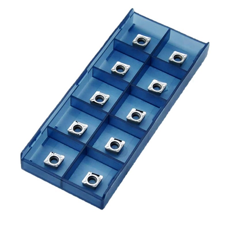 CDBP CNC Carbide Inserts CCGT21.52 Ccgt 060208 for Non-Ferrous Metal Lathe Turning Tool, Uncoated Lathe Replacement Cutters, 10 Pcs - Image 5
